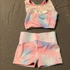 Girls tumbling outfit